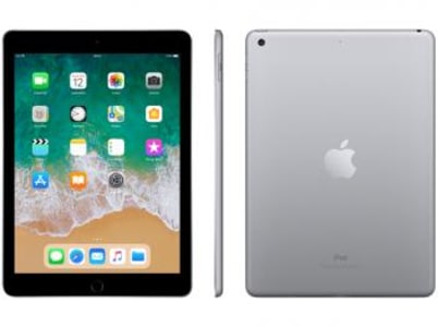 iPad 6 Apple 32GB Cinza Espacial Tela 9.7” Retina - Proc. Chip A10 Câm. 8MP + Selfie iOS 11 Touch ID - Magazine Ofertaesperta