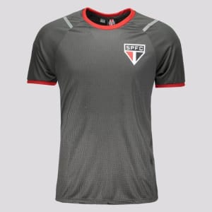 Camisa São Paulo Matic Cinza - Braziline - Camisa de Time - Magazine OfertaespertaLogo LuLogo Magalu