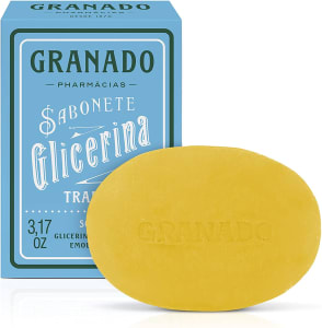 3 Unidades - Sabonete Vegetal De Glicerina Tradicional, Granado, Amarelo, 90G