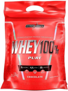 Whey 100% Pure 1,8kg Pouch Integralmedica - Baunilha