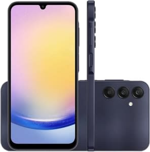 Smartphone Samsung Galaxy A25 5g, Câmera Tripla Traseira De Até 50mp, Selfie De 13mp, Tela Infinita Super Amoled De 6.5 120 Hz, 128gb, 6gb, Processado