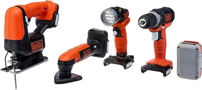 BLACK+DECKER Jogo de Ferramentas Sem Fio GoPak 12V 5 em 1 BDCK502C1