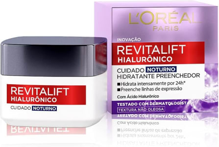 Creme Anti-idade Revitalift Hialurônico Noturno 49g - L'Oréal Paris