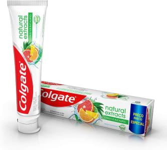 2 Unidades — Colgate Creme Dental Vegano Natural Extracts Citrus E Eucalipto, 140g