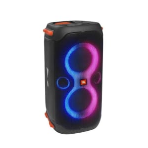 Caixa de Som Portátil JBL Partybox 110, LED, 160W RMS, Bluetooth, Á Prova de Respingos, Preto - JBLPARTYBOX110BR - Caixa de Som Bluetooth / Portátil JBL - Magazine OfertaespertaLogo LuLogo Magalu