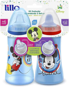 Pack 2 Copos Colors Disney - Lillo, Azul