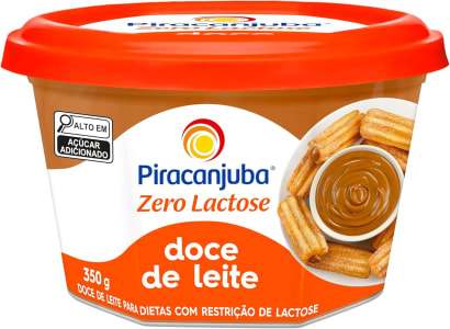 2 Unidades — Piracanjuba Doce Leite Zero Lactose 350G