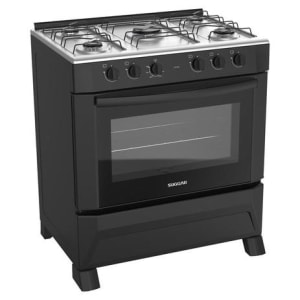 Fogão Cook 5 queimadores sem acendimento Preto FGI501PT - Suggar - Magazine Ofertaesperta