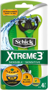 Aparelho de Barbear Schick Xtreme 3 Sensitive 1x4