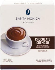 Café Santa Monica Chocolate Europeu Monodose Cafe Santa Monica Com 20 Unidades