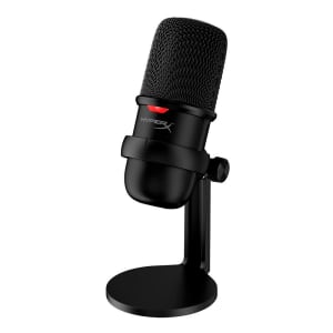 Microfone HyperX Solocast Podcast USB Pedestal Ajustável Compatível PS4 PS5 Mac e PC - 4P5P8AA