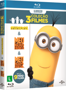 Blu-Ray Coleção Minions + Meu Malvado Favorito + Meu Malvado Favorito 2 - 3 Discos (Cód: 9150418)