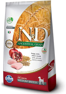 Ração Farmina N&D Ancestral Grain Frango Cães Adultos Raças Médias - 10,1kg