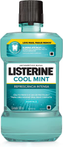 2 Unidades - Enxaguatório Bucal Cool Mint L 500ml - Listerine