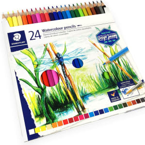 Lápis de Cor Aquarelável Hexagonal Staedtler 1461OC C24 24 Cores