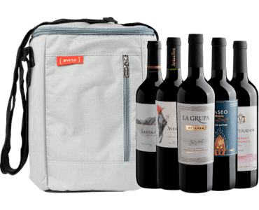 Kit 5 Cabernets Sauvignons com La Grupa Reserva + Bolsa Térmica