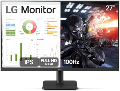 Monitor LG 27” IPS, Full HD, 100Hz, HDMI, Ajuste de Inclinação - 27MS500-B