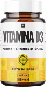 Iridium Labs Vitamina D3 2.000Ui 100 Cáps - Iridium Elements Amarelo 100 Comprimidos