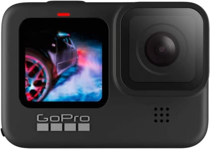 Câmera Digital e Filmadora GoPro Hero 9 Black 20MP Vídeo 5K LCD Display 2.27"