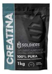 Creatina Monohidratada 1Kg 100% Pura Soldiers Nutrition