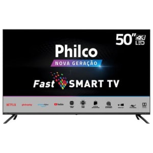 Smart TV Philco 50 4K LED UHD  PTV50G70S - Bivolt - Magazine Ofertaesperta