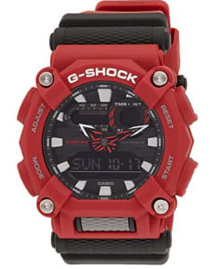  Relógio CASIO G-SHOCK masculino vermelho GA-900-4ADR 