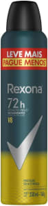 Antitranspirante Aerossol V8 Rexona Men 250ml Cada (Total 2 unidades)