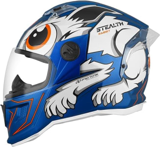 Capacete Fechado Stealth Rabbit 56 Azul