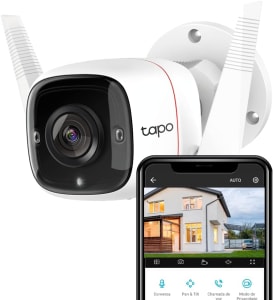 Câmera Wi-Fi de Segurança Externa TAPO C320WS TP-Link Branco