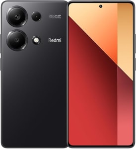Smartphone Xiaomi Redmi Note 13 Pro 4G 8+256GB, MediaTek, Helio G99-Ultra, Câmera 200MP OIS, Carregamento Turbo 67W, Tela AMOLED 6.67 ", NFC, (Black)