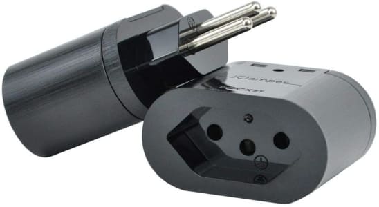 Protetor iCLAMPER Pocket 3 Pinos - 10A Preto