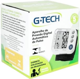 G-Tech Aparelho de pressão digital de pulso GP400, Branca