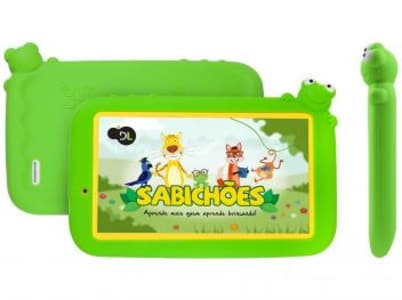 Tablet DL Sabichões 8GB 7" Android 7 Nougat - Proc. Quad Core