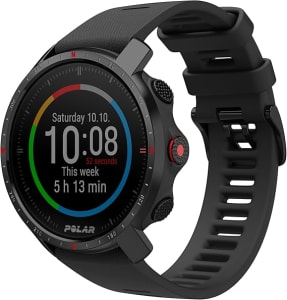 Polar Grit X Pro Preto - Smartwatch Multiesportivo com GPS, Durabilidade Militar, Vidro de Safira, Frequência Cardíaca no Pulso, Bateria de Longa Duração, Navegação, Esportes ao ar livre