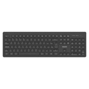 Teclado Sem Fio, Philips, Wireless, ABNT2, Perfil Baixo, Preto - SPK6308B/FG - Teclado Sem Fio - Magazine {{route.pmdStoreName}}Logo LuLogo Magalu