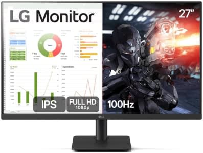 Monitor LG 27” IPS, Full HD, 100Hz, HDMI, Ajuste de Inclinação - 27MS500-B