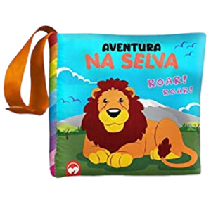 Livro de Pano Infantil Ventura na Selva - Viviane Machado