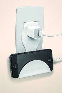 Suporte De Celular E Carregador Ordene Br Branco