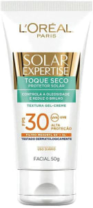 Protetor Solar Facial com Toque Seco Fps 30, L'Oréal Paris, Branco, 13