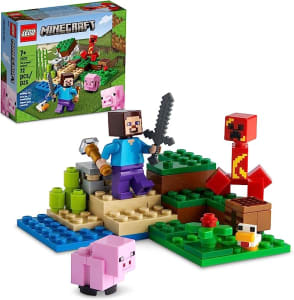 Kit Incrível Lego Minecraft A Emboscada do Creeper 21177 - 72 Peças