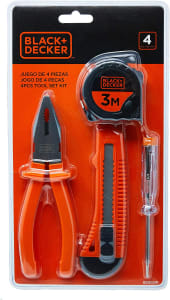 BLACK+DECKER Kit de Ferramentas Manuais 4 Peça BD80291-840