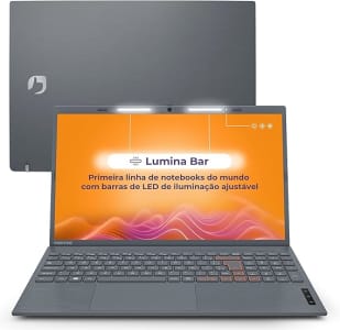 Notebook Positivo Vision C15 Lumina Bar Celeron, 4GB 128GB eMMC, Tela 15 Polegadas HD Antirreflexo, Windows 11, Tecla Link - Cinza -2 ANOS DE GARANTIA