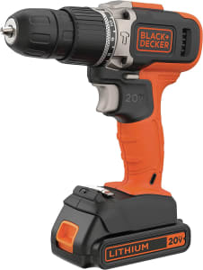 Furadeira Parafusadeira Black + Decker BCD704C1-BR 1BA 20V VVR 360 RPM 2 Velocidades 110V