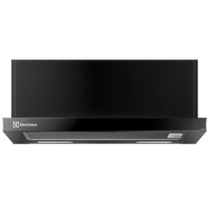 Depurador de Ar Electrolux 60cm Retrátil com 02 Velocidades, Exaustor e Dupla Filtragem Preto - DE6R...