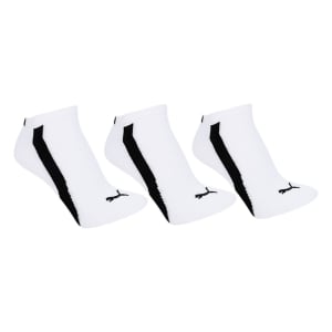 Meia Cano Baixo Puma Logo Pacote c/ 3 Pares - Branco