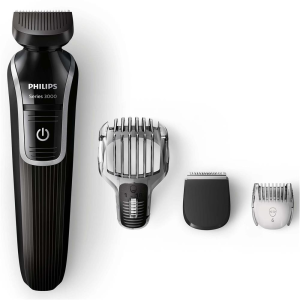 Aparador de Pelos Philips MultiGroom Series 3000 4 em 1 Bivolt QG3329 - Preto