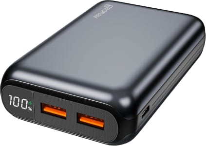 Power Bank Geonav Universal 20.000mAh USB-A (até 18W) + USB-C (até 20W) - PB20K20WSG