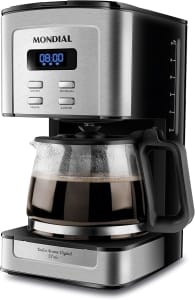 Cafeteira Elétrica Dolce Arome Digital, Mondial, 220V, 800W, Preto/Inox - C-44-32X-SDI