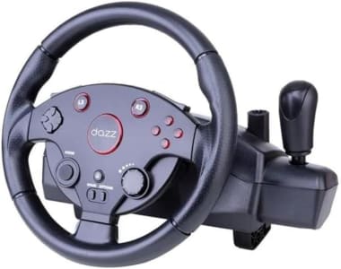 Volante & Pedal Force Driving PS4/PS3/PC/XBOXONE/XBOX360 Preto Dazz