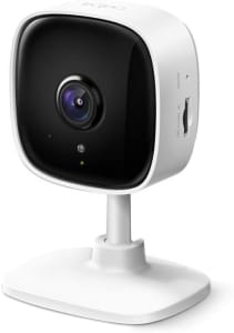 Camera de Segurança Wi-Fi, 1080p Full HD TP-Link Tapo C100, Visão Noturna, Audio de Duas Vias, Trabalha com Alexa, Detecção de Movimento, 512G de armazenagem, Armazenamento na Nuvem